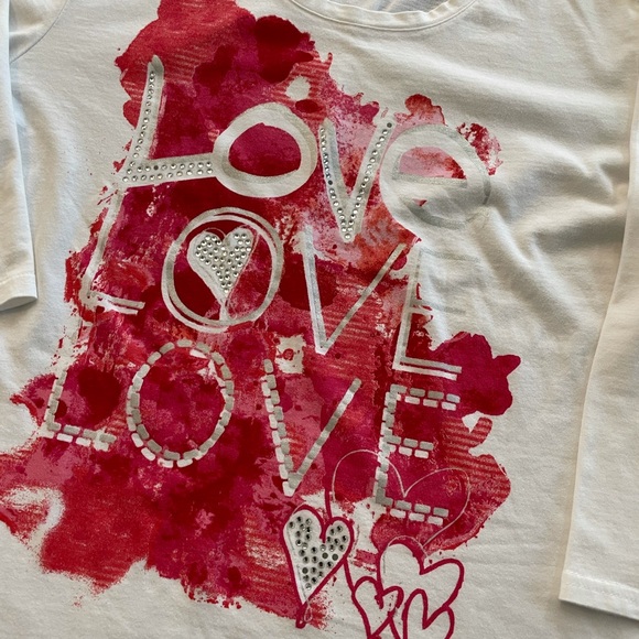 SOLD Style & Company two tee shirts. Red sparkle. - Picture 8 of 15